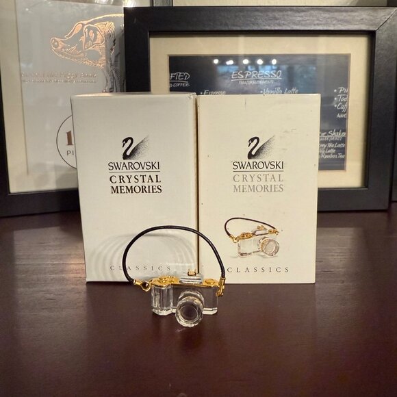 Swarovski Crystal Memories Classics Camera Ornament With Original Box - Picture 3 of 5